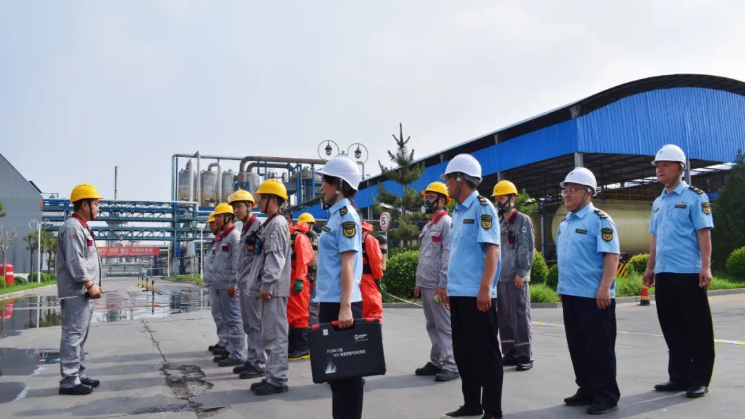 演“真”练“实”，九游online(中国)集团开展氯甲烷泄漏事故应急演练